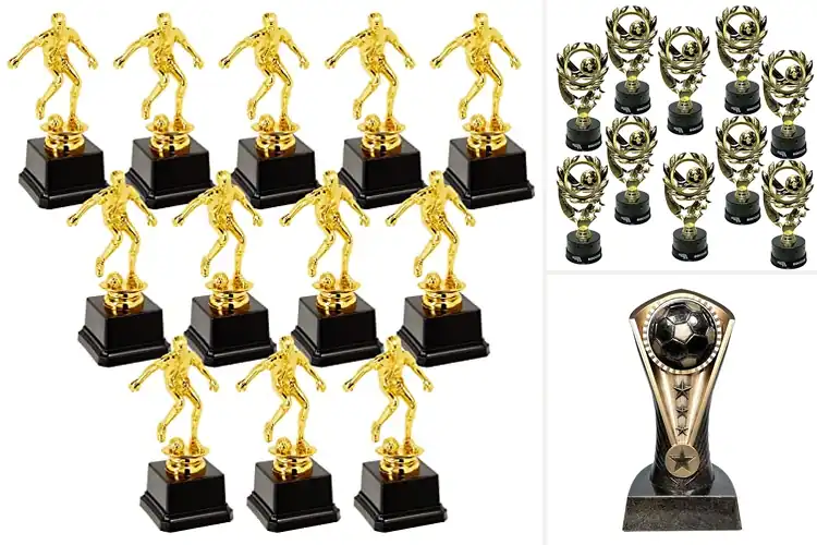 Detailed view of Best Soccer Trophies