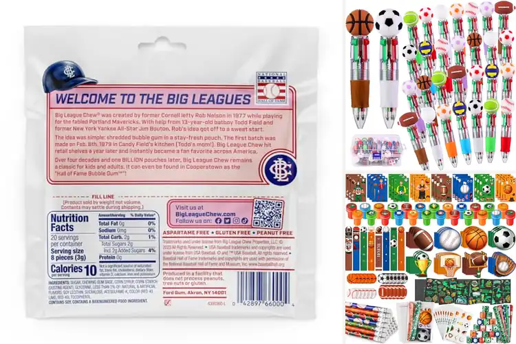 Detailed view of Best Sports Party Favors