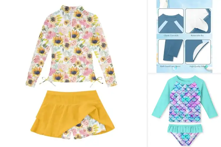Detailed view of Best Sun Protection Swimwear For Kids