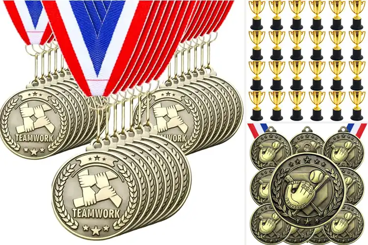 Detailed view of Best Team Participation Trophies