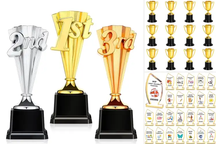 Detailed view of Best Team Trophy And Prize Sets