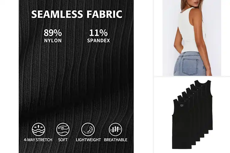 Detailed view of Best Tight-Fit Tanks