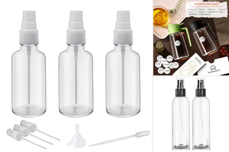 Detailed view of Best Transparent Oil Spray Bottles