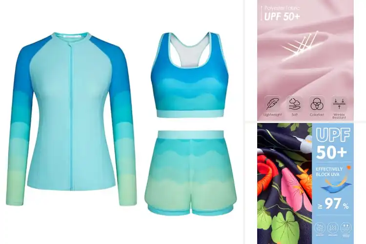 Detailed view of Best UPF 50+ Sun Protection Swimsuits