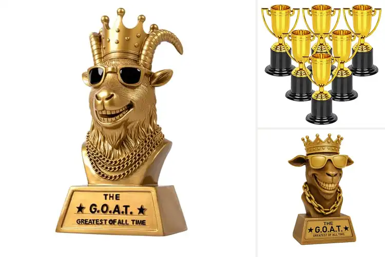 Detailed view of Best Winner Trophies