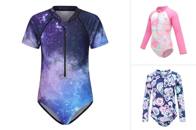 Detailed view of Best Zipper Swimsuits For Girls